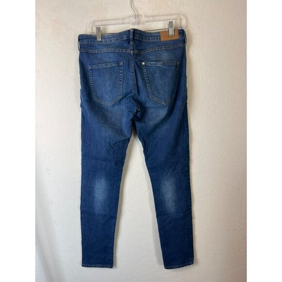 & Denim Sz 31 Skinny Low Waist Jeans Medium Wash Women - Picture 4 of 7